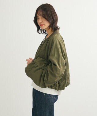 Green Parks ・ＳＵＧＡＲ　ＳＰＯＯＮ　ボリュームギャザーＭＡ－１ Khaki