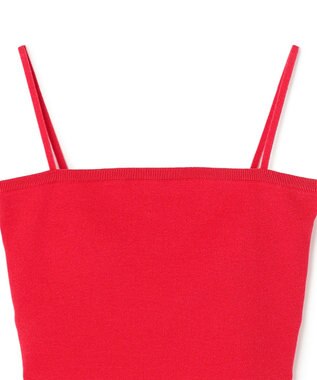 uncrave スムースニット カップ付きバンドゥ スカーレット