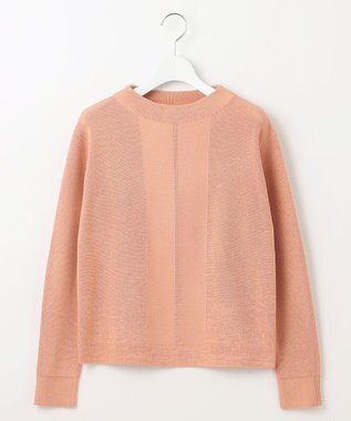 J.PRESS LADIES 【洗える】CLEAR COTTON BLEND ボトルネック ニット ピンク系