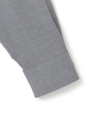 JOSEPH HOMME ハイゲージコットンジャージー 　バンドカラーシャツ ライトグレー系