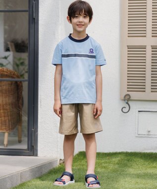 J.PRESS KIDS 【140-170㎝】コットンストレッチ ショートパンツ ベージュ系