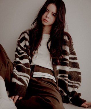 CRAFT STANDARD BOUTIQUE アニマルジャカードニットカーディガン