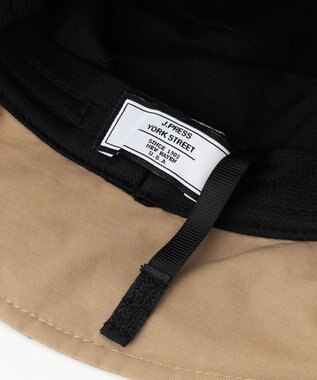 J.PRESS YORK STREET 【UNISEX】ロゴ刺繍バケットハット ベージュ系