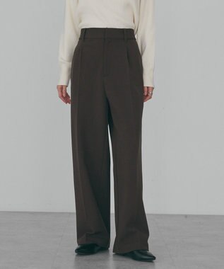 AMERICAN HOLIC 美・美・美あったかワイドパンツ Brown