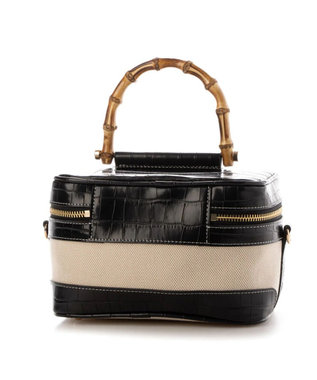 UNBILLION kakatoo バンブーハンドル2wayバニティバッグ ブラック