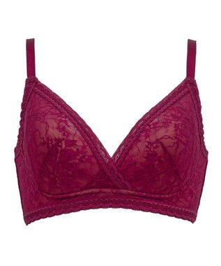 BRADELIS New York 【BRADELIS Me / ノンワイヤー・バストアップ補正】WithMeブラ24A1 バーガンディ