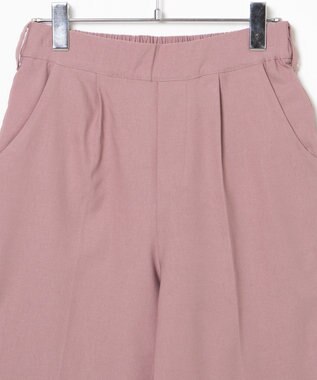 WEGO テーパードスラックスパンツ ピンク