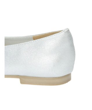 AMERICAN HOLIC 【整履き】切り替えスクエアフラットパンプス Silver