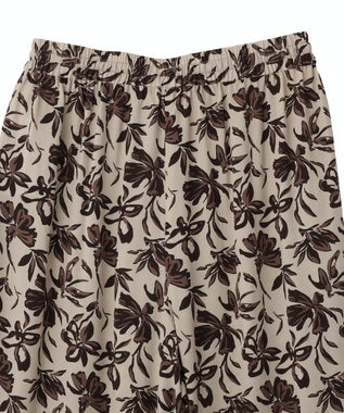 YECCA VECCA アートプリントスリットワイドパンツ Multi