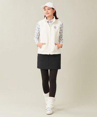 23区GOLF 【WOMEN】白夜ゴルフ柄 長袖シャツ ホワイト系5