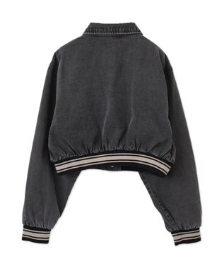 WEGO スタジアムロゴデニムショートスタジャン ブラックその他