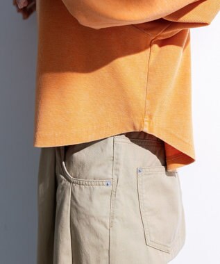 Green Parks ウ゛ィンテージ加工ドルマンカットプルオーバー Orange