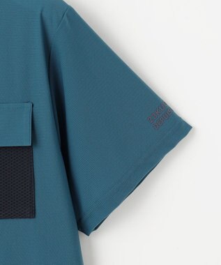 23区GOLF 【MEN】AIR TOOLライト モックネック ダルブルー系