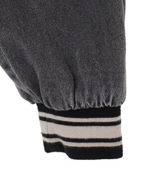 WEGO スタジアムロゴデニムショートスタジャン ブラックその他