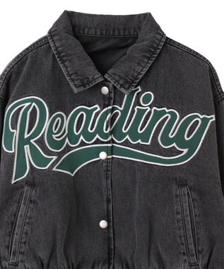 WEGO スタジアムロゴデニムショートスタジャン ブラックその他