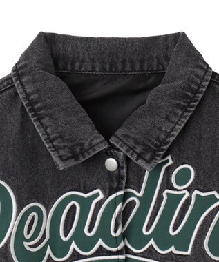 WEGO スタジアムロゴデニムショートスタジャン ブラックその他