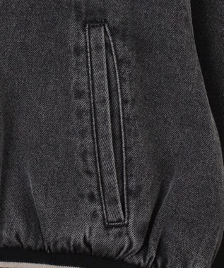 WEGO スタジアムロゴデニムショートスタジャン ブラックその他