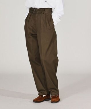 LENO DOUBLE BELTED GURKHA TROUSERS 《UNISEX》 ダブルベルトグルカパンツ