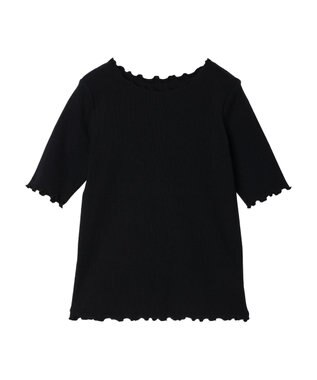 earth music&ecology メロ－リブプルオーバー Black