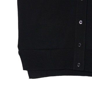 JOSEPH 【洗える】スーパーファインコットンシルク　ショートスリーブカーディガン Black