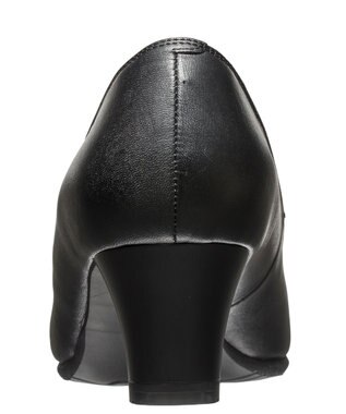 ASICS WALKING ペダラウォーキングシューズ 3E ヒール高5.0cm ブラック系