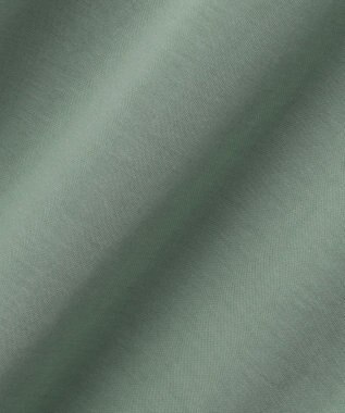 23区 L 【Oggi8月号掲載/接触冷感/洗える】ツイストコットンプレーティング スリーブレスワンピース モスグリーン系