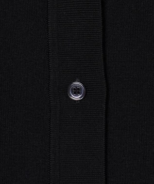 JOSEPH 【洗える】スーパーファインコットンシルク　ショートスリーブカーディガン Black