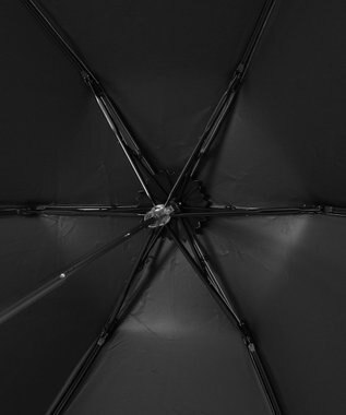 MOONBAT POLO RALPH LAUREN 晴雨兼用日傘 折りたたみ傘 ボーダー×パイピング／一級遮光 遮熱 UV オフホワイト