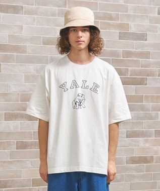 J.PRESS YORK STREET 【UNISEX】YALEブルドックプリント Tシャツ