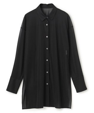 uncrave トリコットシフォン ロングシャツ