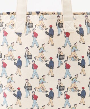 J.PRESS MEN 【AaronChang】【UNISEX】プリント トートバッグ ホワイト系5