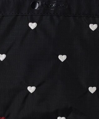 LeSportsac N/S MINI SATCHEL/レッド/ホワイトハートEMB レッド/ホワイトハートEMB