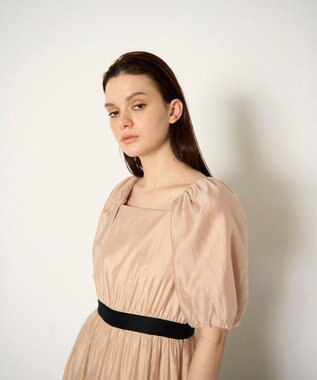 GRACE CONTINENTAL ボレロセットティアードワンピース ベージュ