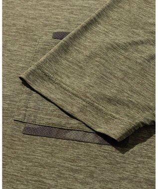 JOSEPH ABBOUD MOUNTAIN 【接触冷感・男女兼用】 クールスキンガードTシャツ カーキ系