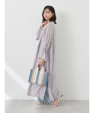 earth music&ecology マルチストライプワンピース Off White