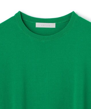 UNFILO 【リピート率の高さが魅力！毎シーズン大好評】マイビューティニット クルーネック グリーン