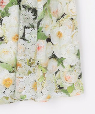 自由区 【カトリエムブーケ】Le bouquet de Laurent ブーケモチーフスカート ブーケ柄