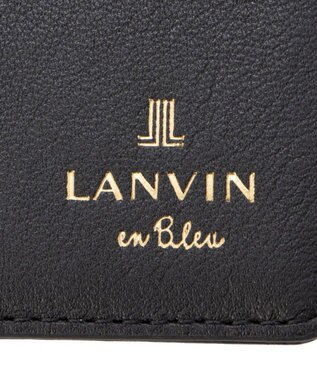 LANVIN en Bleu カルラ リール付きパスケース ブラック
