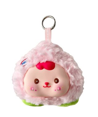 WEGO ぷっくりフルーツフェイスぬいぐるみキーホルダー