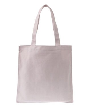 Maison de FLEUR ブランドロゴ刺繍スクエアトートバッグ Grayish Pink