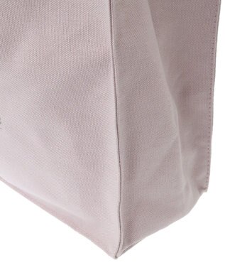 Maison de FLEUR ブランドロゴ刺繍スクエアトートバッグ Grayish Pink