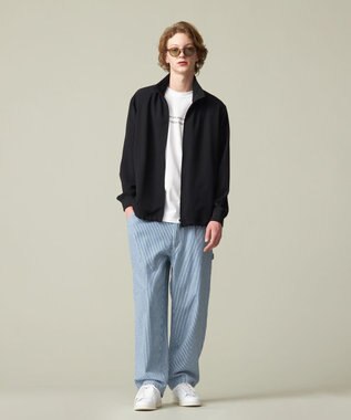 J.PRESS YORK STREET 【UNISEX】ジャージライクツイル トラックジャケット ブラック系