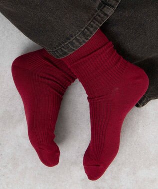 WEGO 無地リブソックス（丈14㎝）