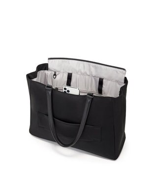 TUMI トートバッグ レディス  VOYAGEUR 「ヴァレッタ」ラージ・トート BLACK/GUNMETAL