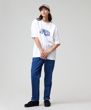 J.PRESS MEN 【J.PRESS ORIGINALS】【UNISEX】Cotton Jersey J.PRESS Logo T-shirt ホワイト系