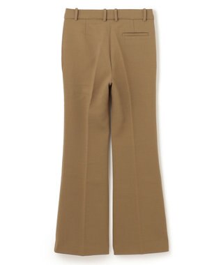JOSEPH クレープウールストレッチ　フレアートラウザーズ Khaki