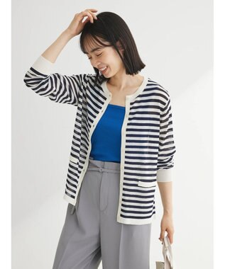 Green Parks スクエアリブタンクトップ Blue