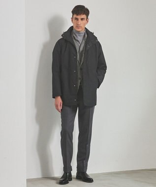 GOTAIRIKU 【保温性/ストレッチ/シワになりにくい】サキソニーストレッチパンツ_ノータック(25年モデル） ライトグレー系