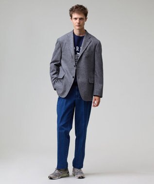 J.PRESS MEN 【J.PRESS ORIGINALS】【UNISEX】Light Homespun 3B Jacket / Baggy-Fit ライトグレー系