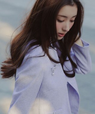 TOCCA SHAKE RIBBON 2WAY BROOCH NECKLACE ブローチネックレス シルバー系